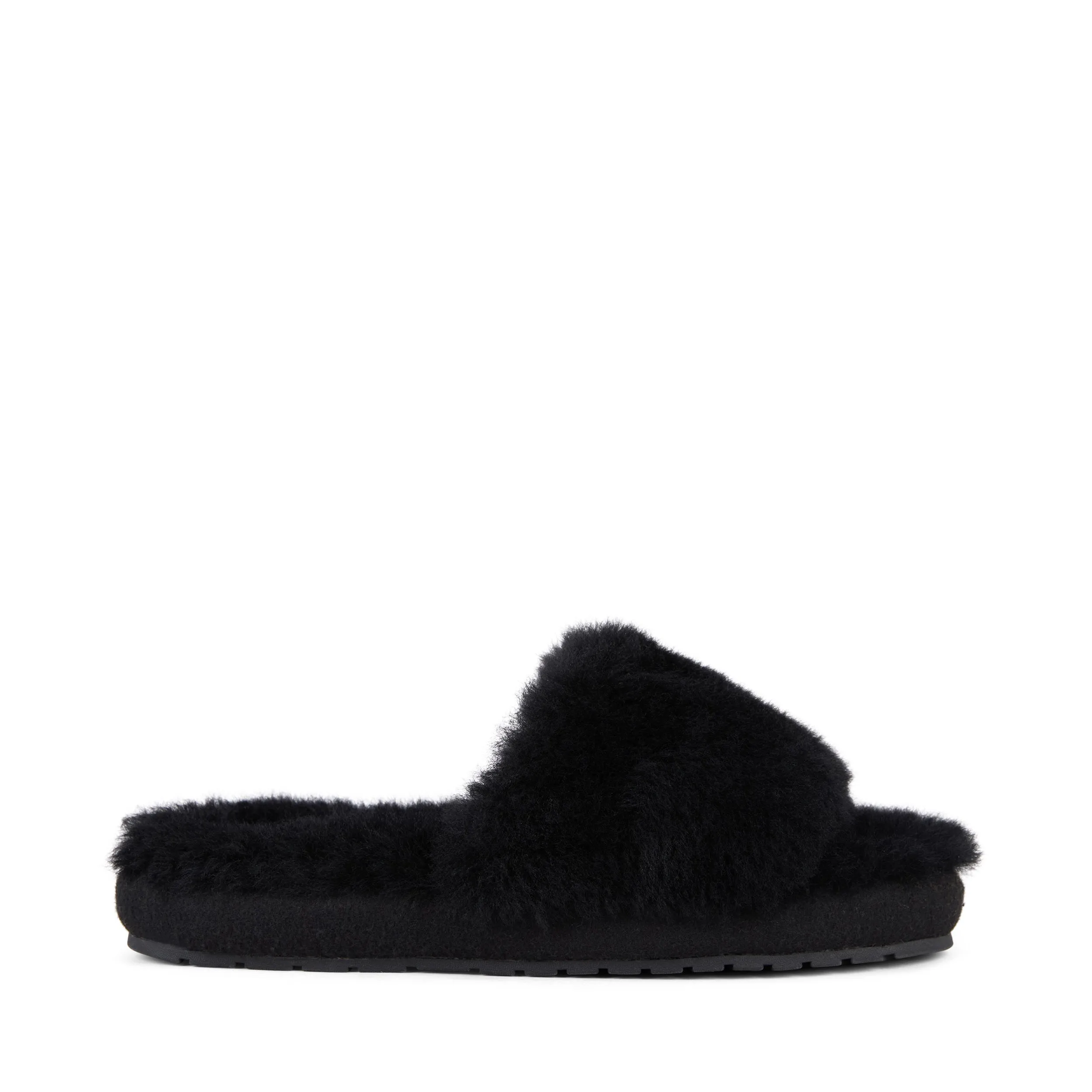 McKay Sheepskin Slipper Black