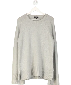 ME EM Grey Merino And Cashmere Blend Sweater UK L
