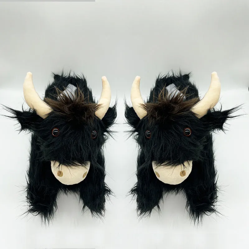 Men's And Women's Scottish Yak Slippers Cotton Shoes