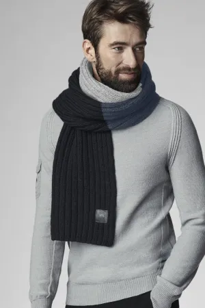 Mens Block Rib Scarf