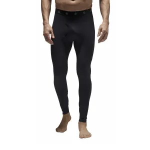 Mens Fleece Lined Base Layer Thermal Long John Bottoms