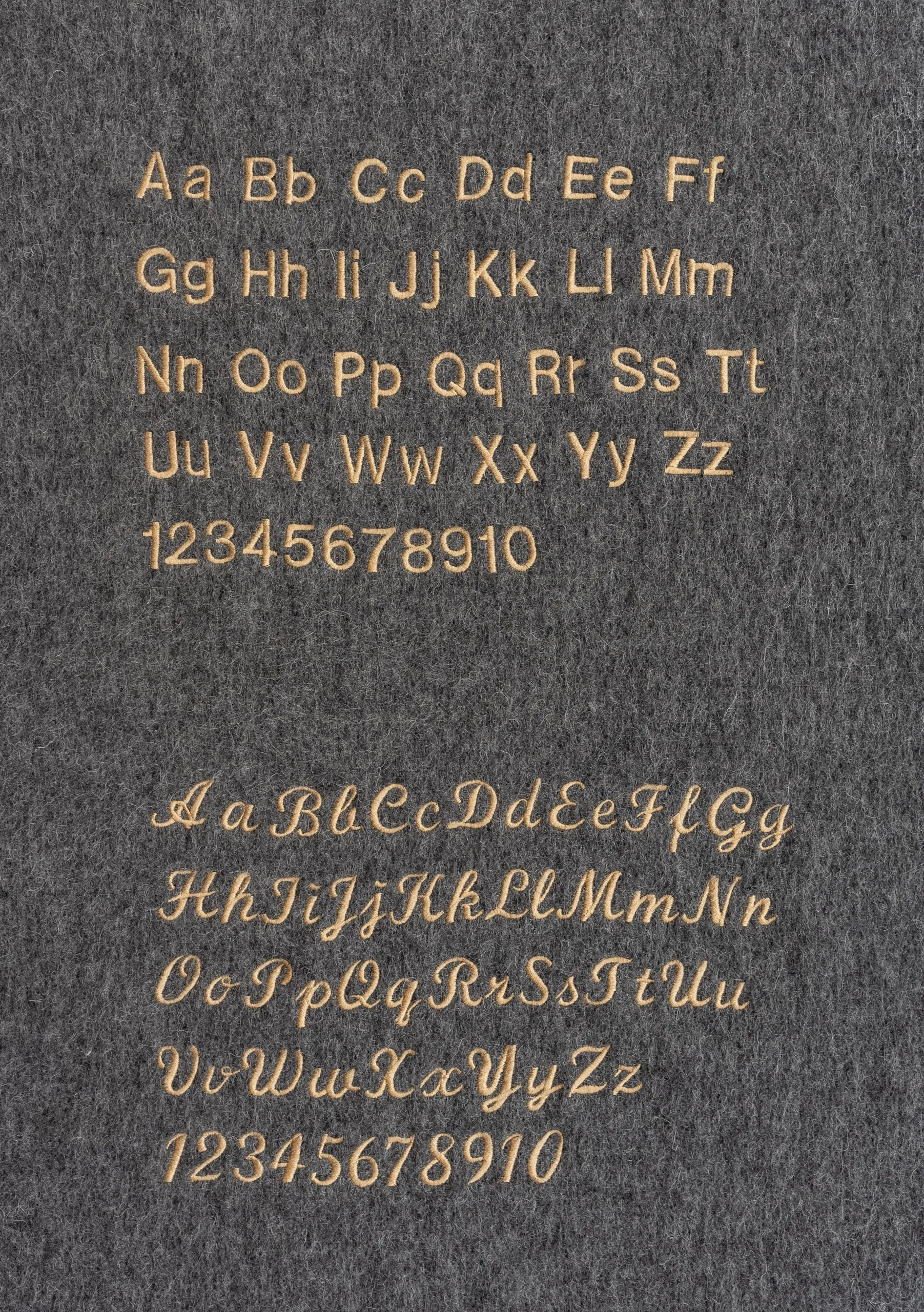 Men's Lambswool Scarf in Oatmeal Melange