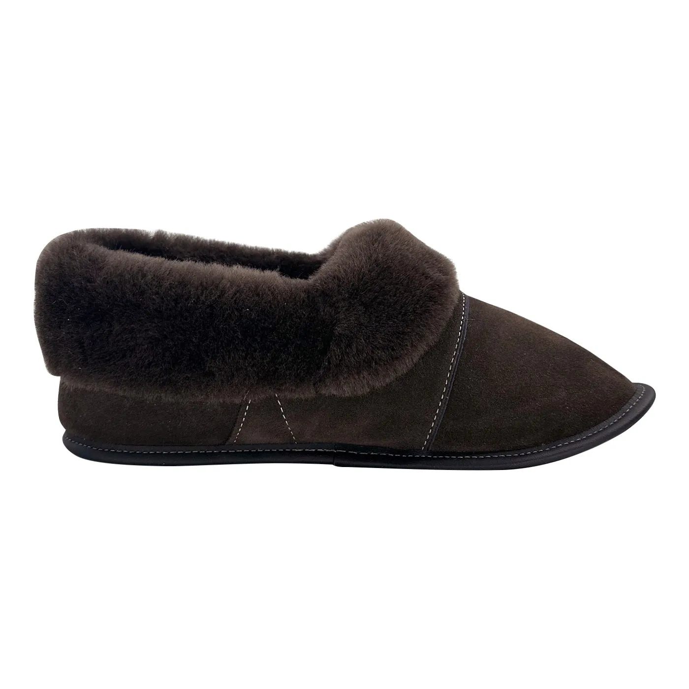 Men's Low Cut Sheepskin Slippers