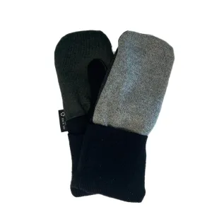 Men's Mittens Grey & Green | 325