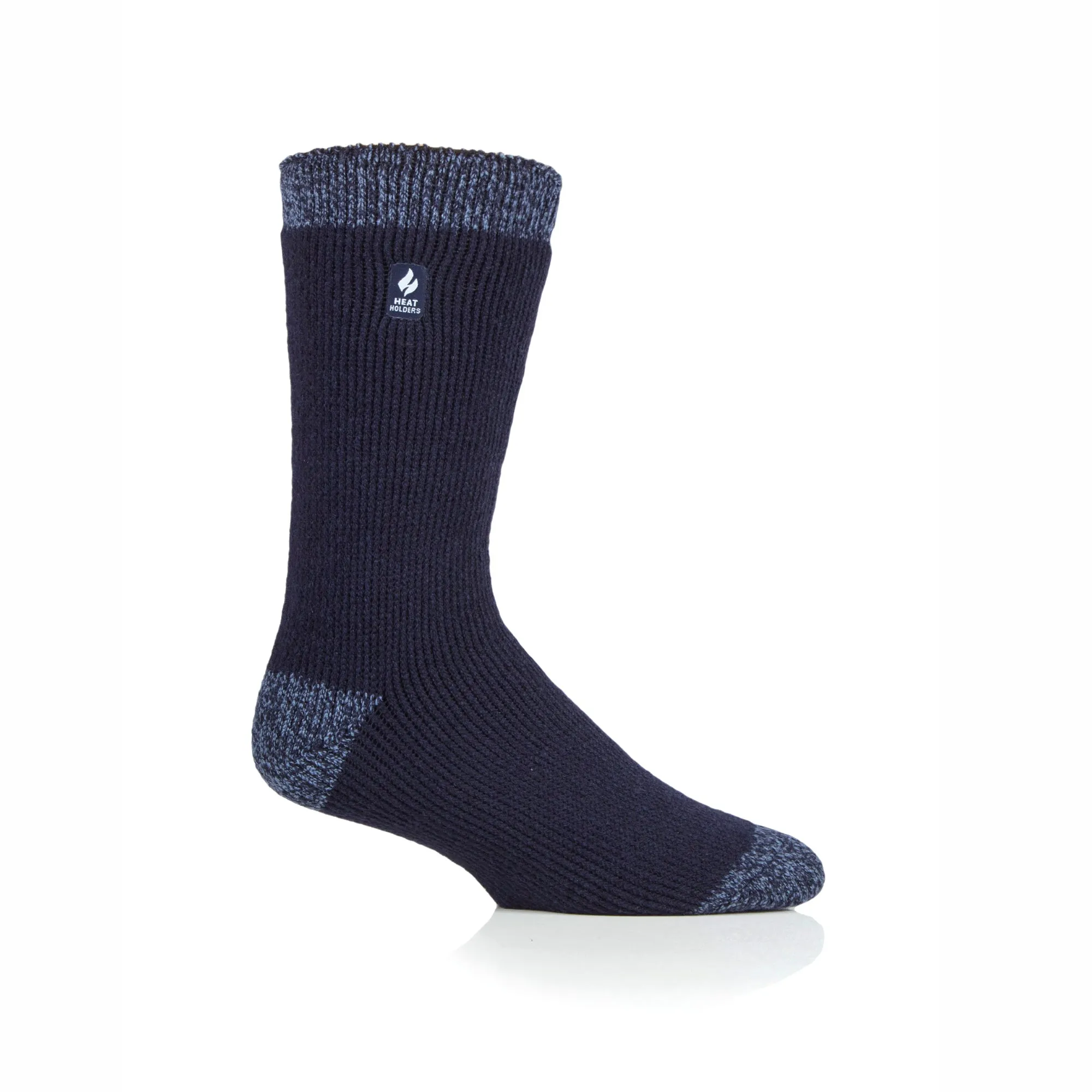 Mens Original Berlin Heel & Toe Socks - Navy & Denim