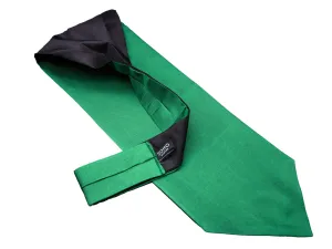 Men's Silk Single Ascot Tie in Green - The Ibiza