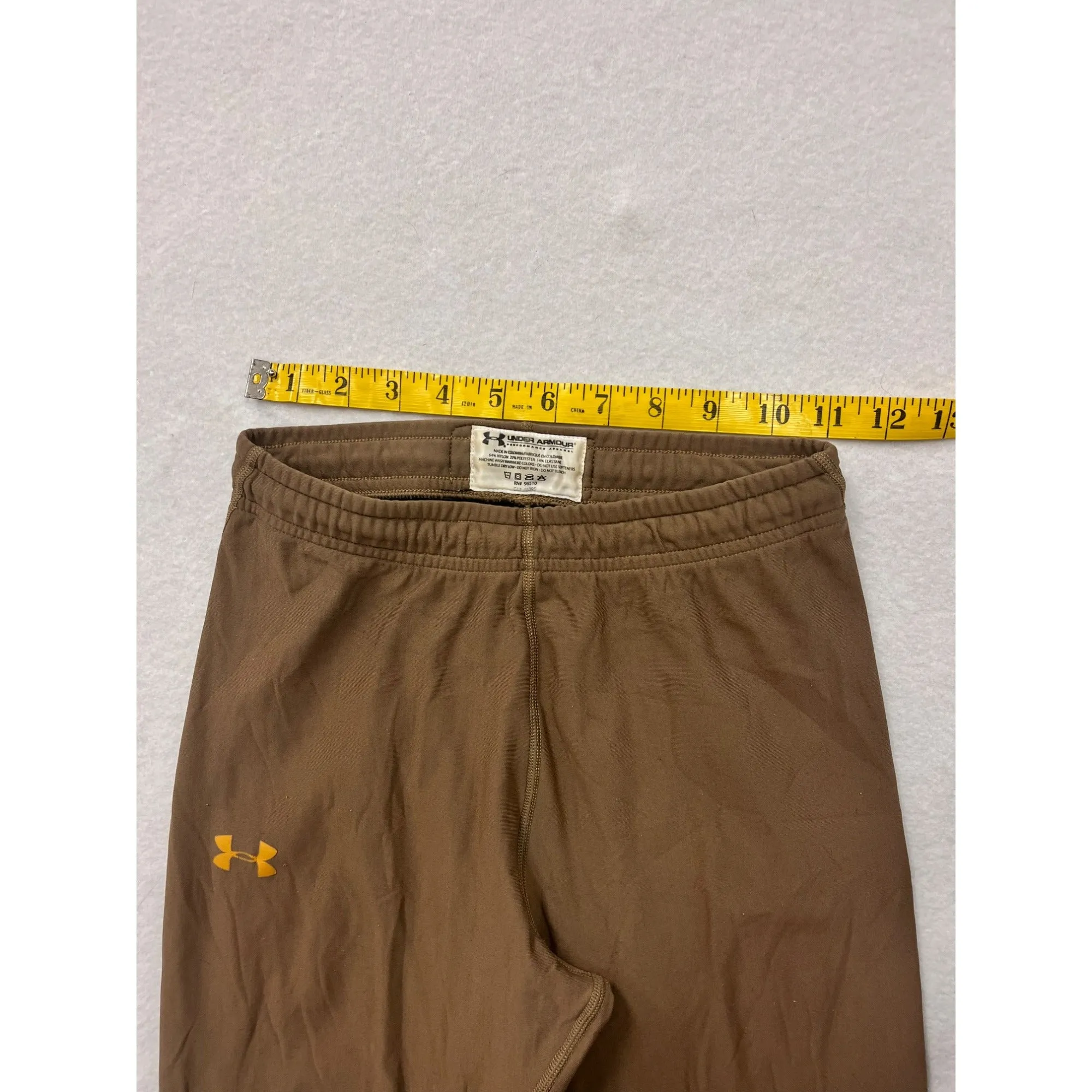Men’s Under Armour Brown Thermal Leggings #2983