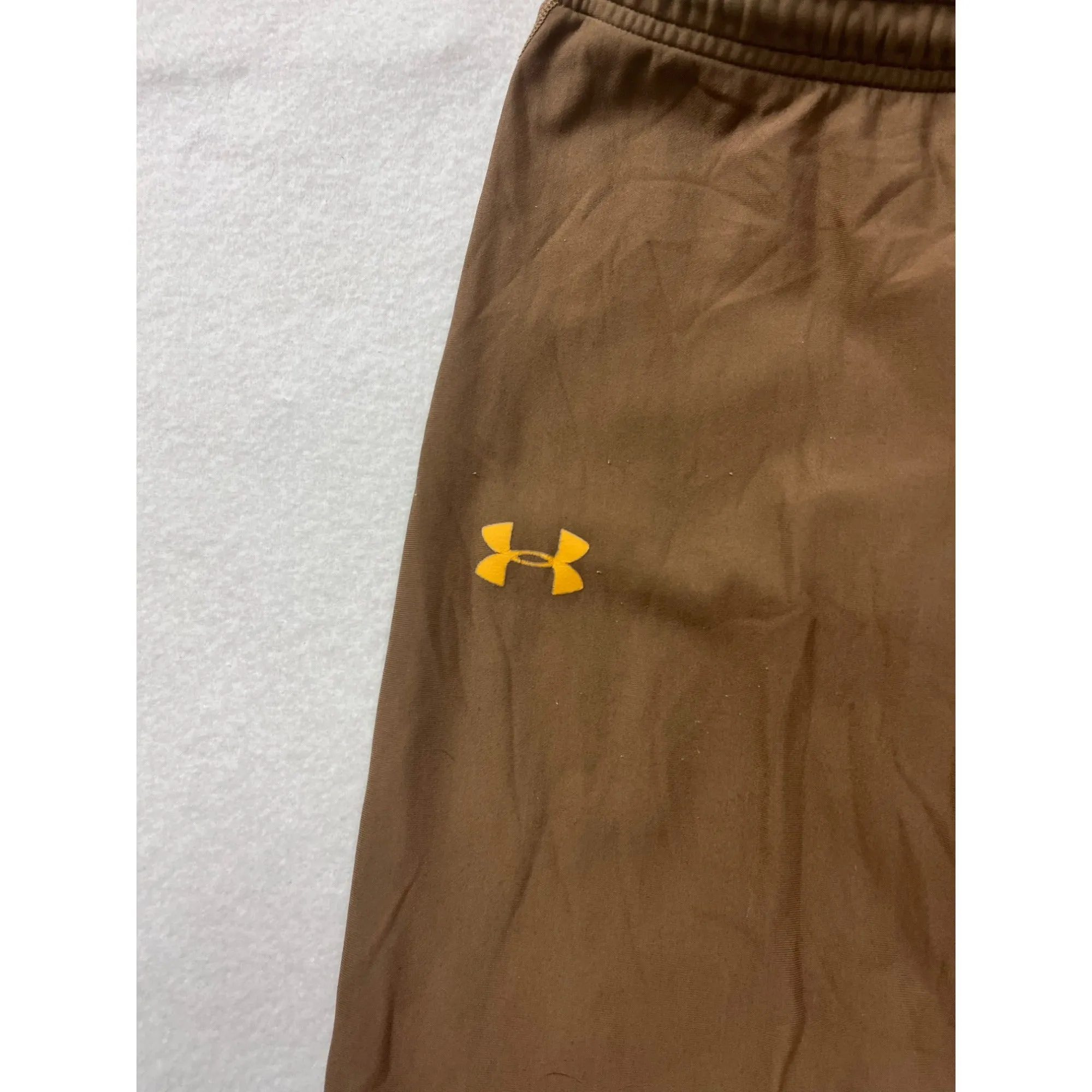 Men’s Under Armour Brown Thermal Leggings #2983