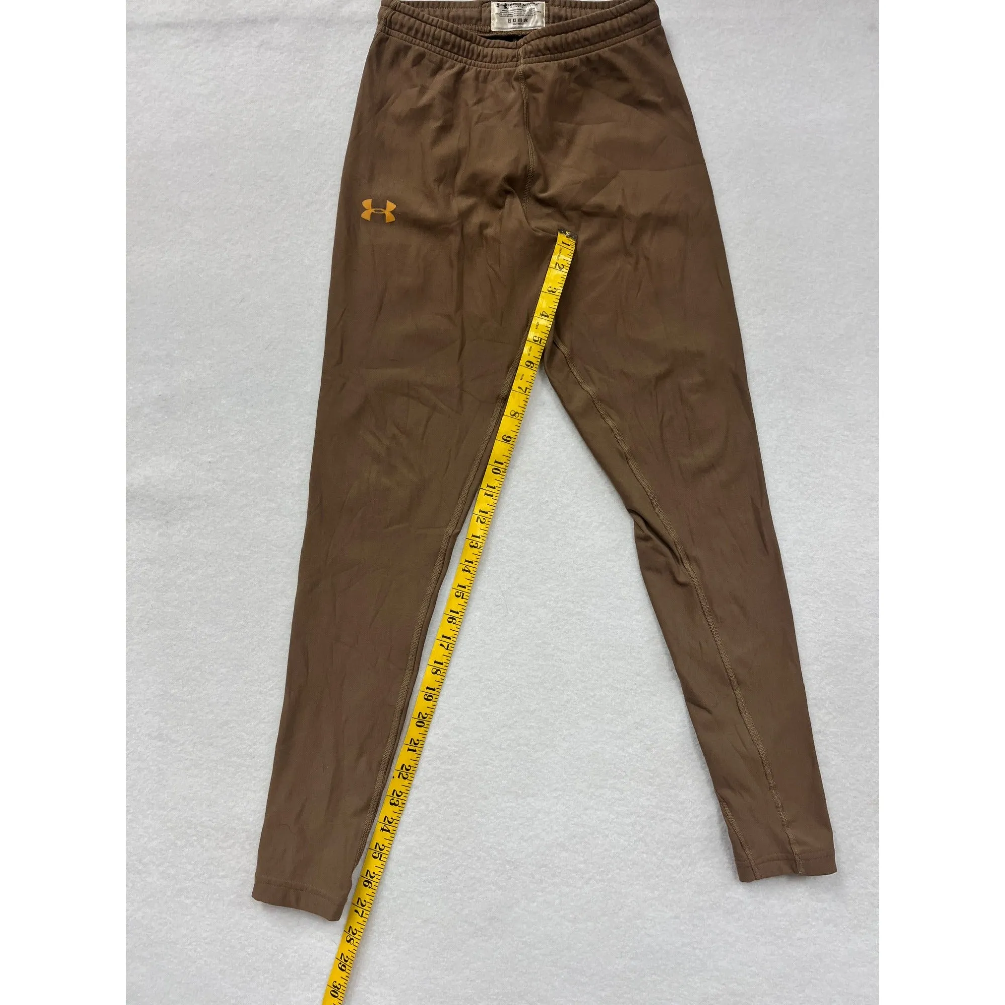 Men’s Under Armour Brown Thermal Leggings #2983