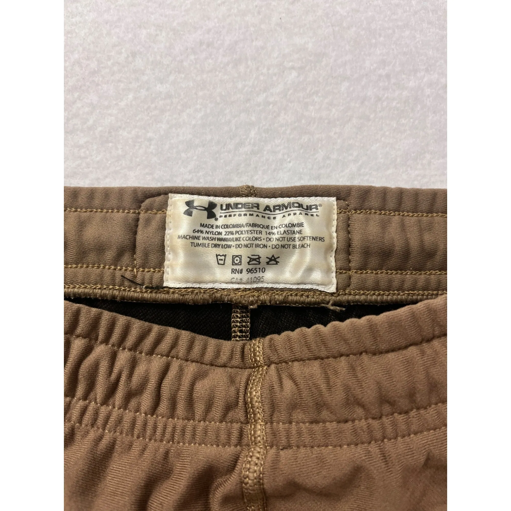 Men’s Under Armour Brown Thermal Leggings #2983