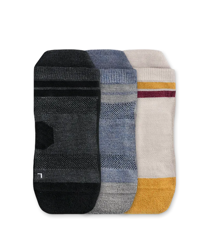 Merino Ankle Socks 3-Pack