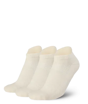 Merino Ankle Socks Off White 3-Pack