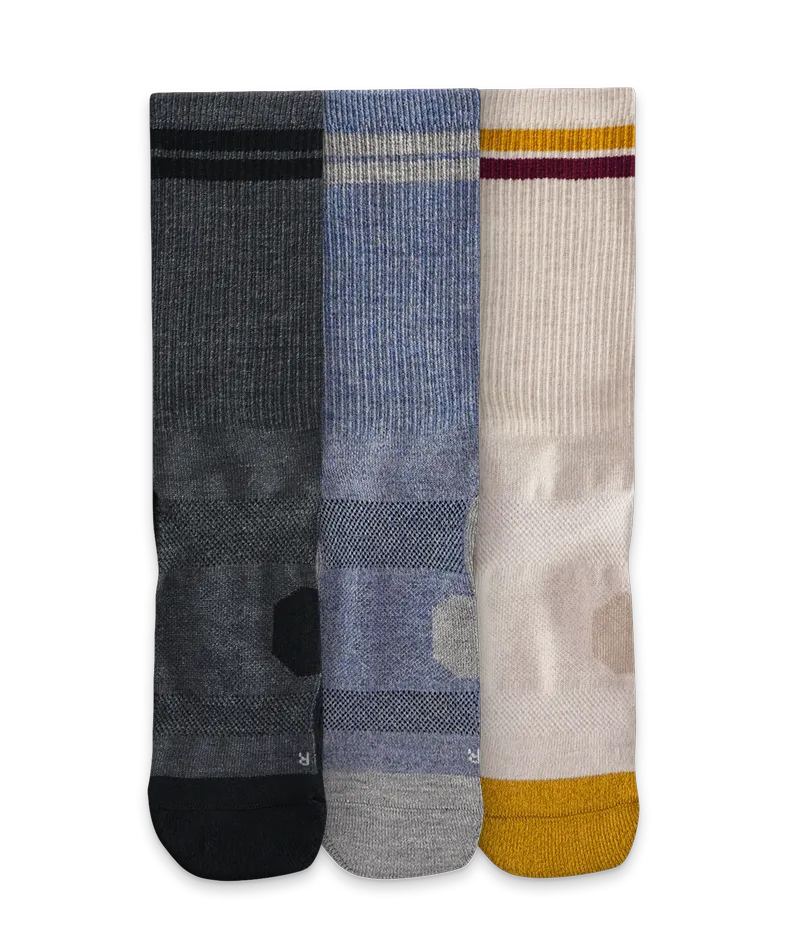 Merino Crew Socks 3-Pack