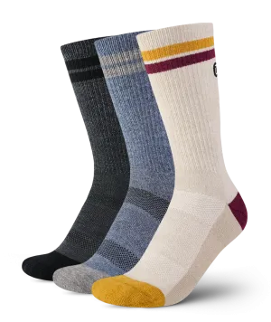 Merino Crew Socks 3-Pack