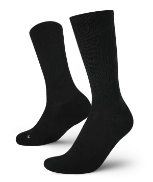 Merino Crew Socks Black