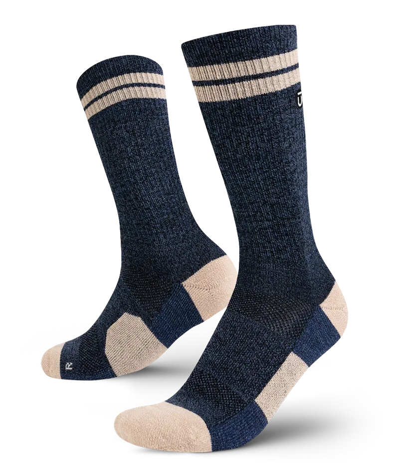 Merino Crew Socks Cobalt