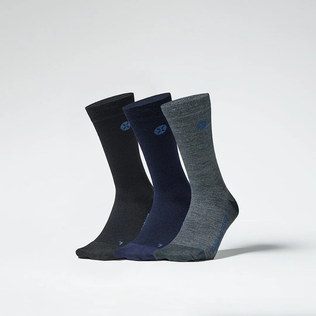 Merino Everyday Mid Calf Socks Men 3-Pack | Multi