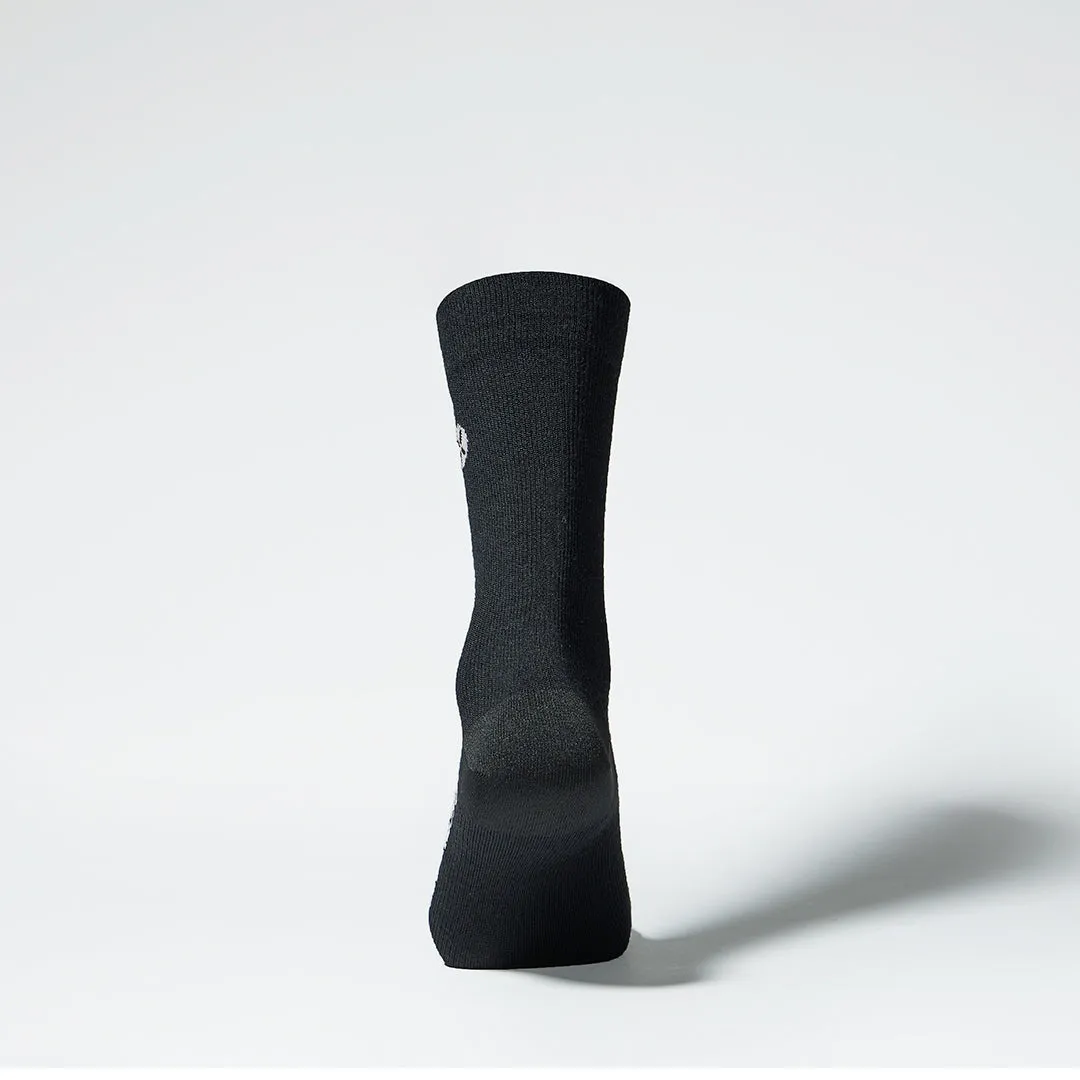 Merino Everyday Mid Calf Socks Women 3-Pack | Black / Pink