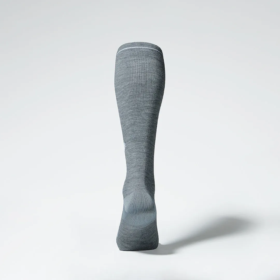 Merino Everyday Socks Women | Silver Grey / White