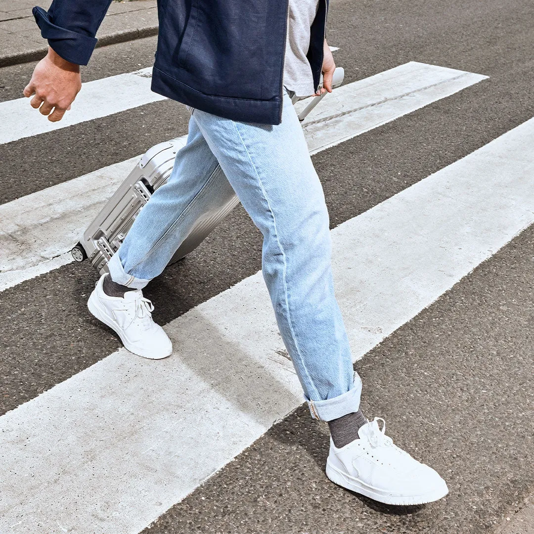 Merino Travel Socks Men | Grey / Blue