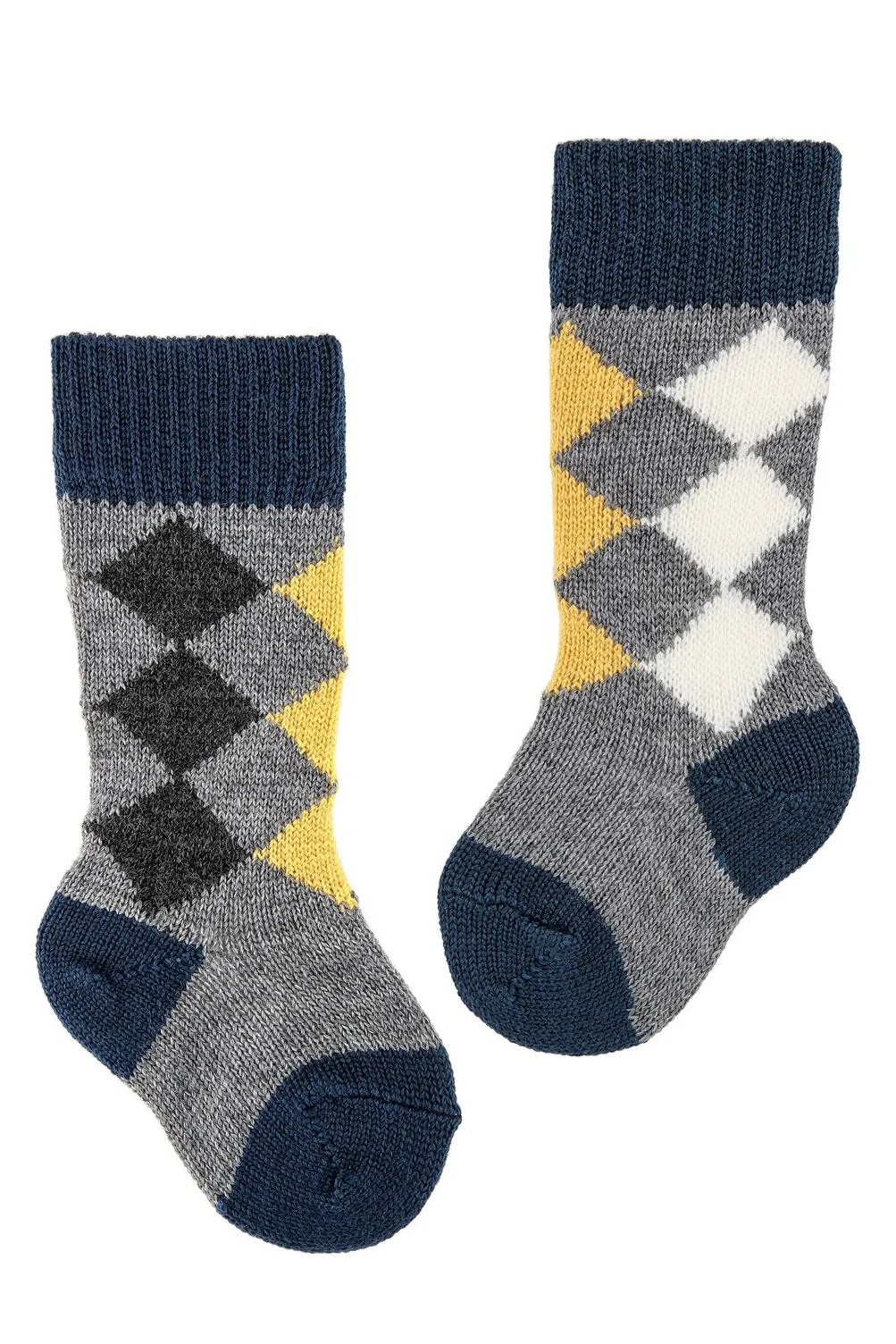 Merino Wool Diamond Socks