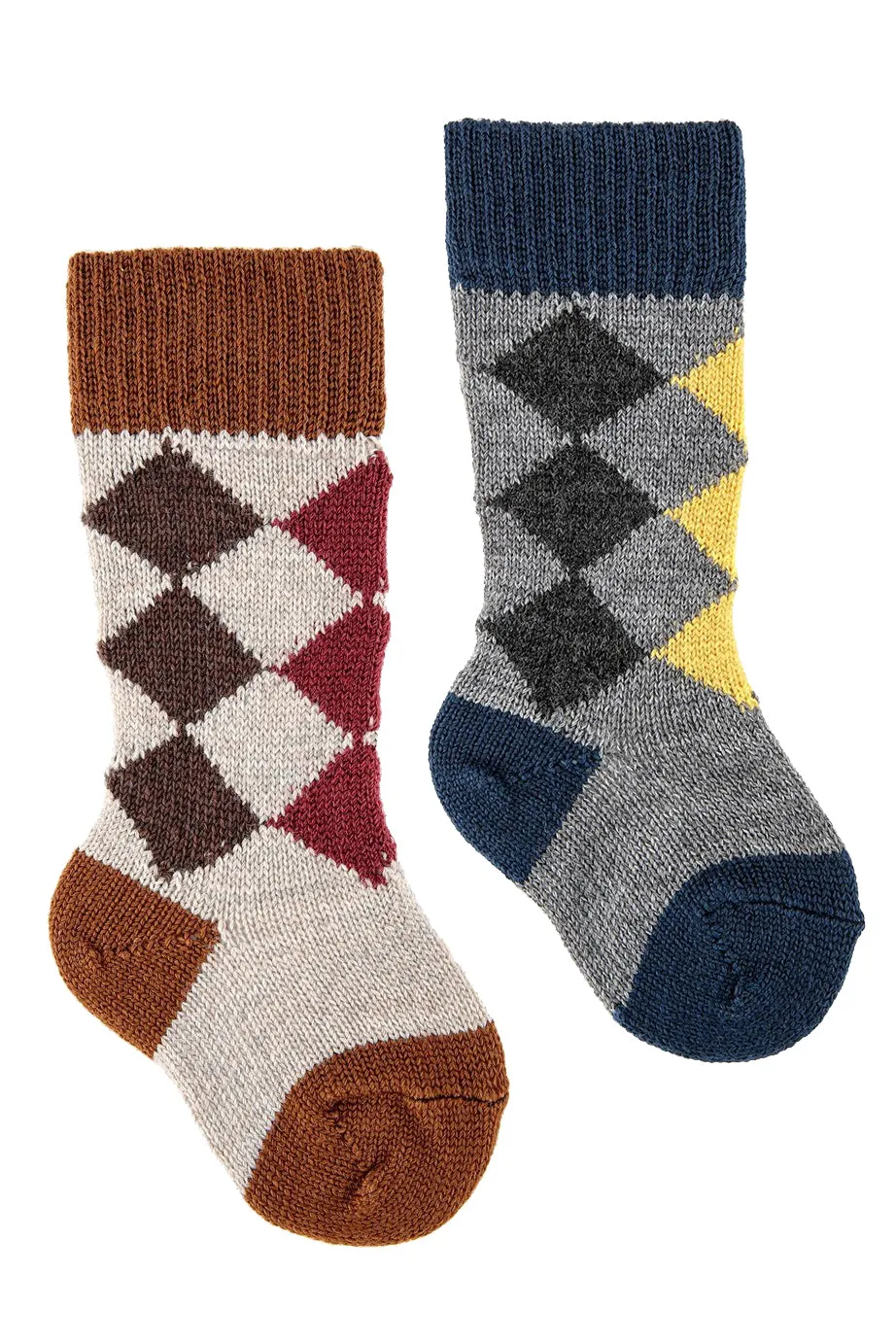 Merino Wool Diamond Socks