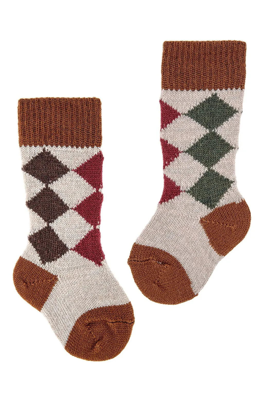 Merino Wool Diamond Socks