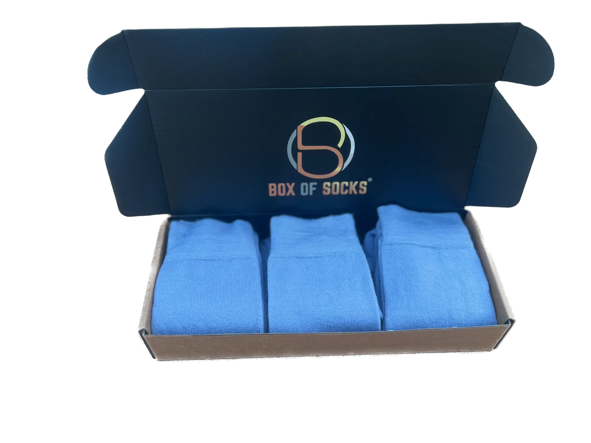 Merino Wool Dress Socks Cornflour Blue -3 Pairs