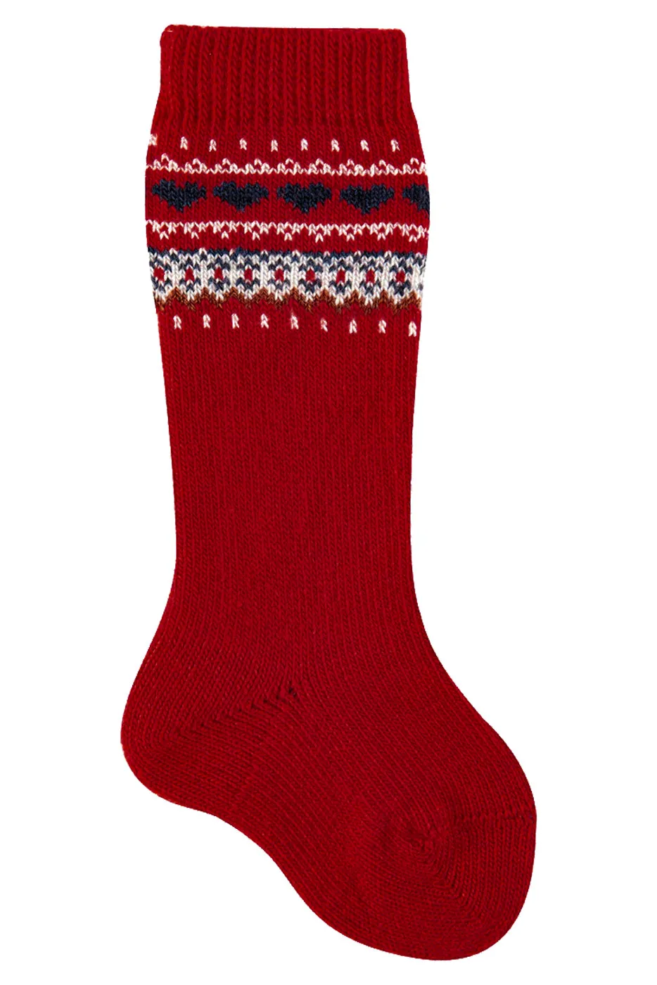 Merino Wool Fair Isle Socks