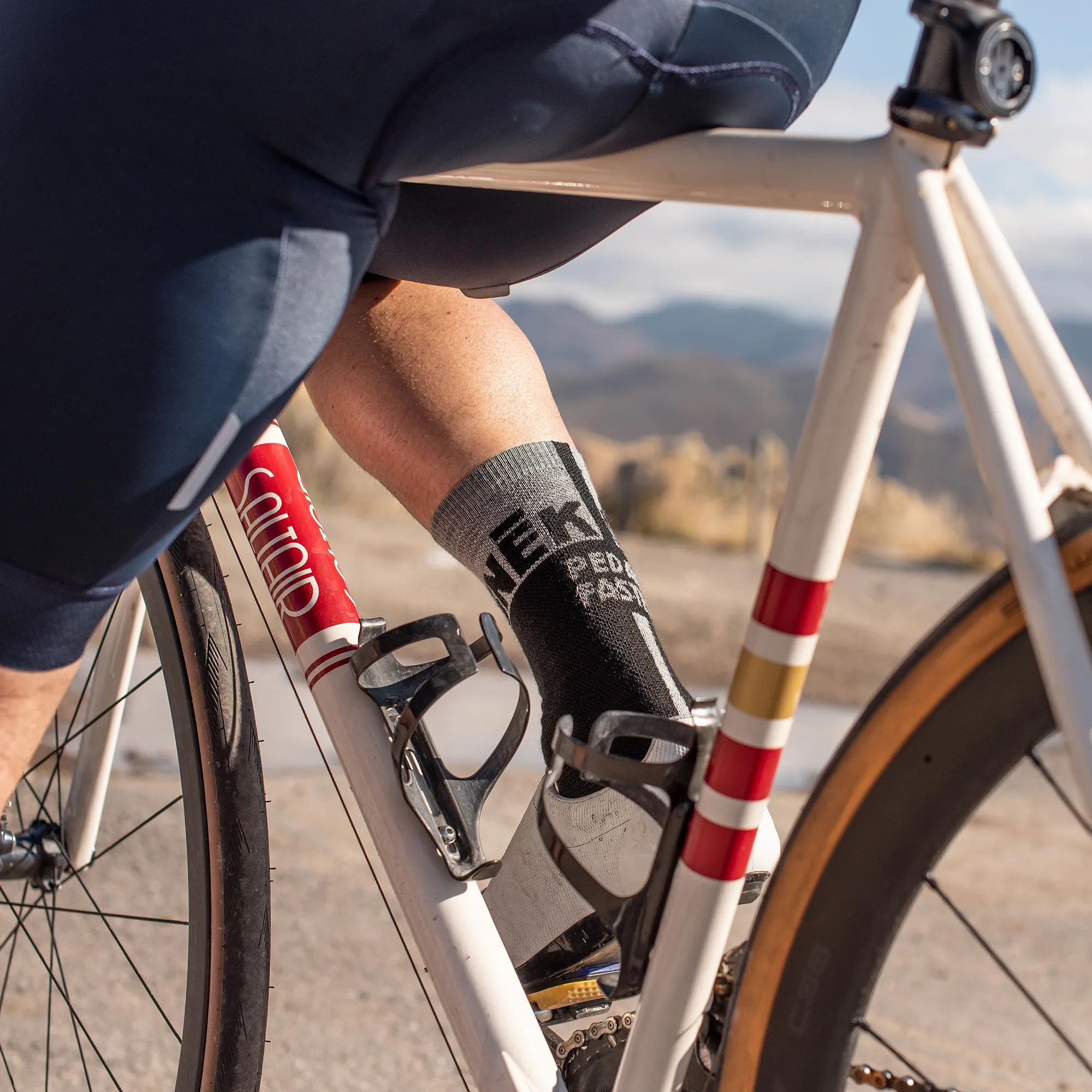 Merino Wool Pedal Faster Sock