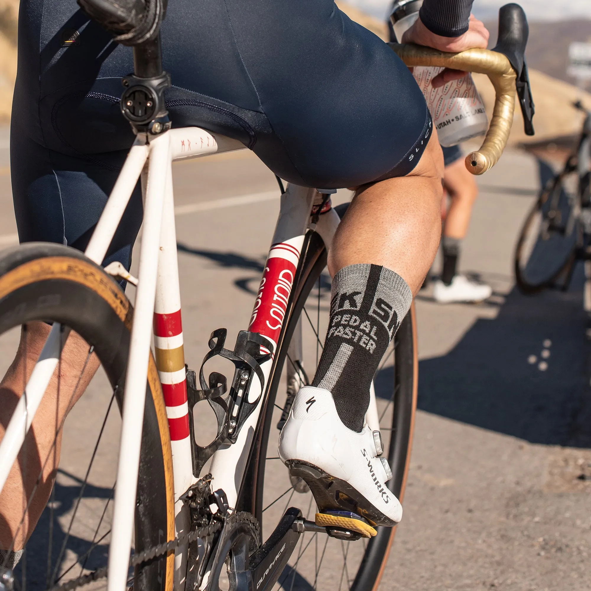 Merino Wool Pedal Faster Sock