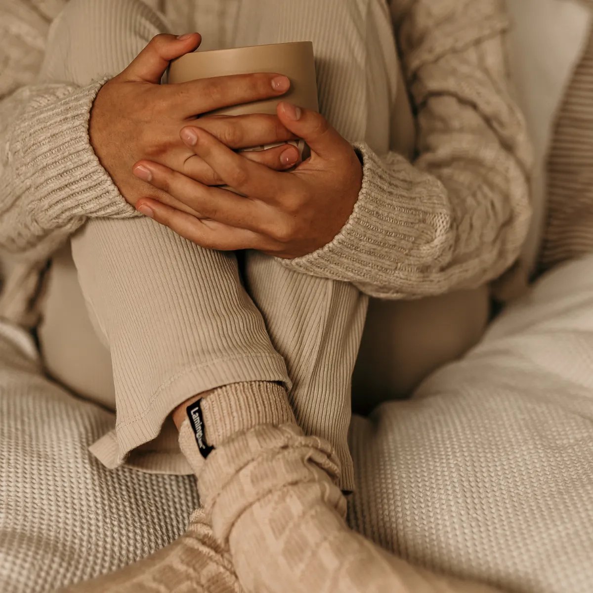Merino Wool Sunday Socks | Chunky Cable Knit | WOMAN | Opito