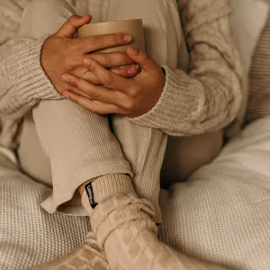 Merino Wool Sunday Socks | Chunky Cable Knit | WOMAN | Opito