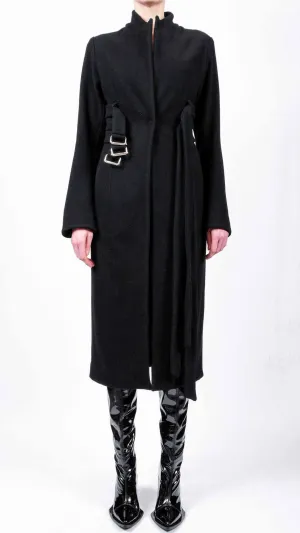 Midi Coat with 3 Belts
