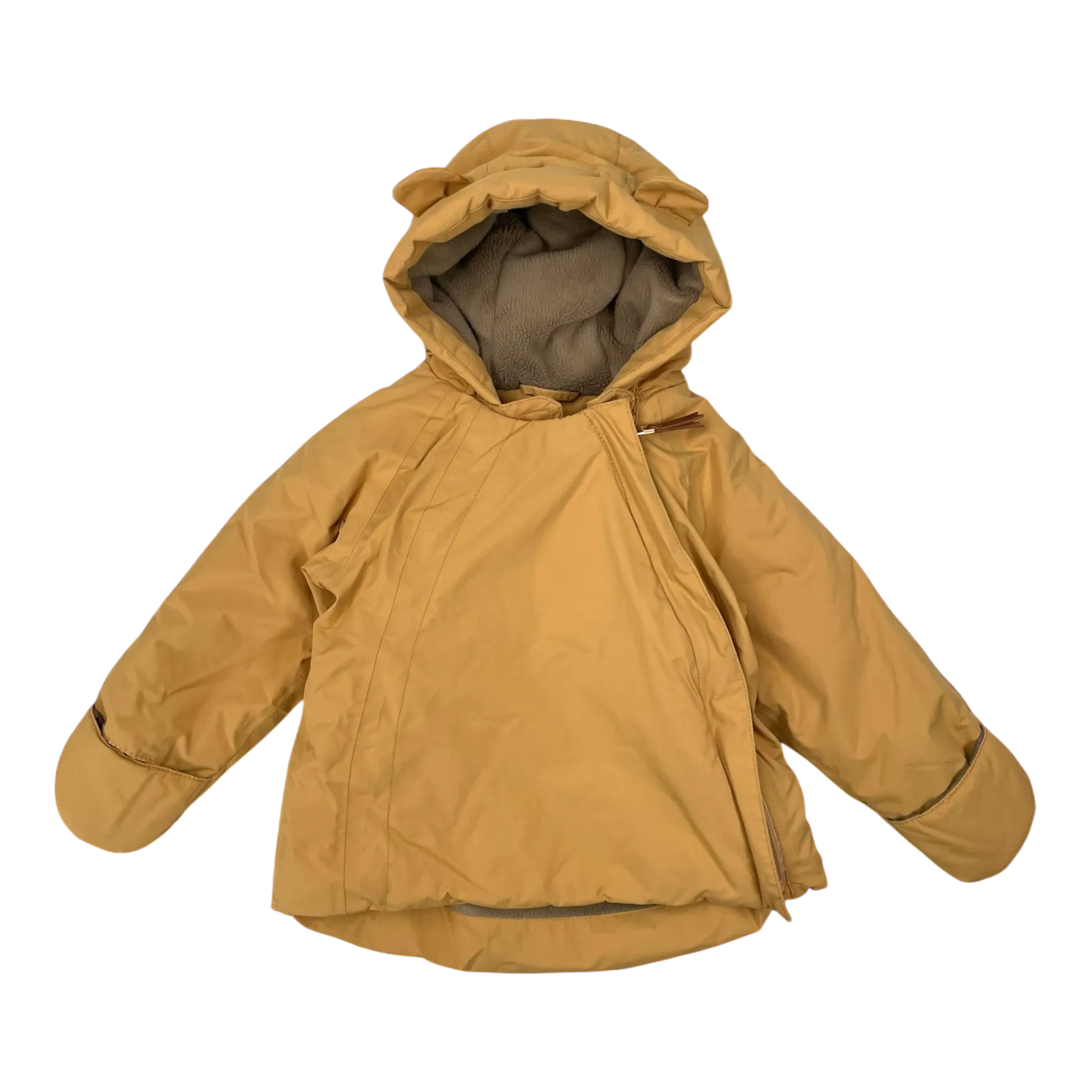 Mini A Ture yaka winter jacket, yellow | 80cm