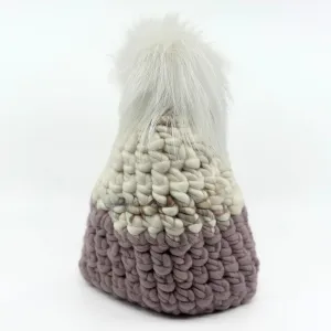 Mischa Lampert Color Block Beanie - Pastel Twombly/Fawn   Arctic