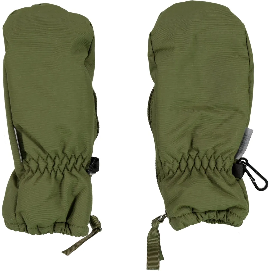 Mittens Zipper Tech - winter moss