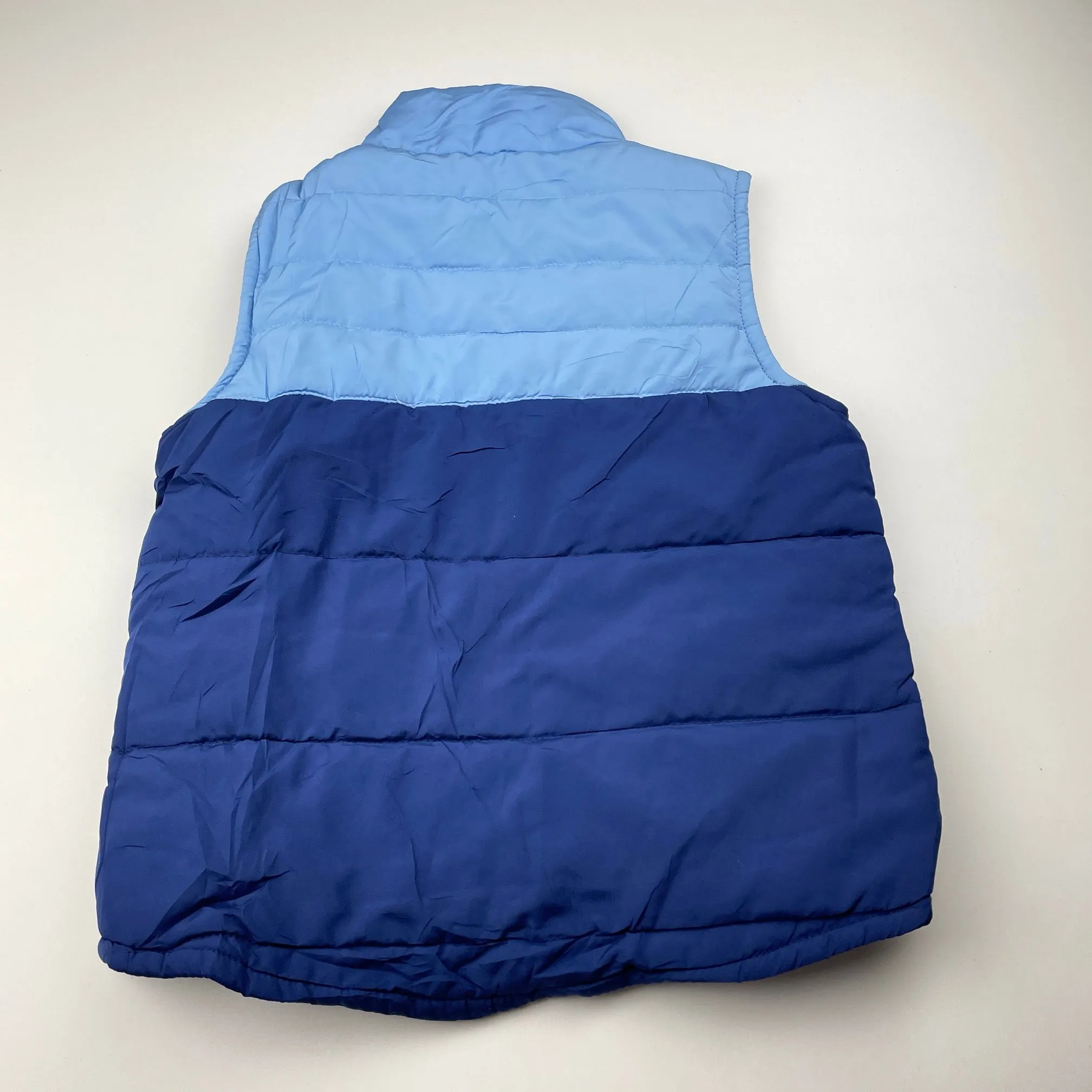 Mix Kids blue puffer vest / sleeveless jacket, size 3, Pre-loved