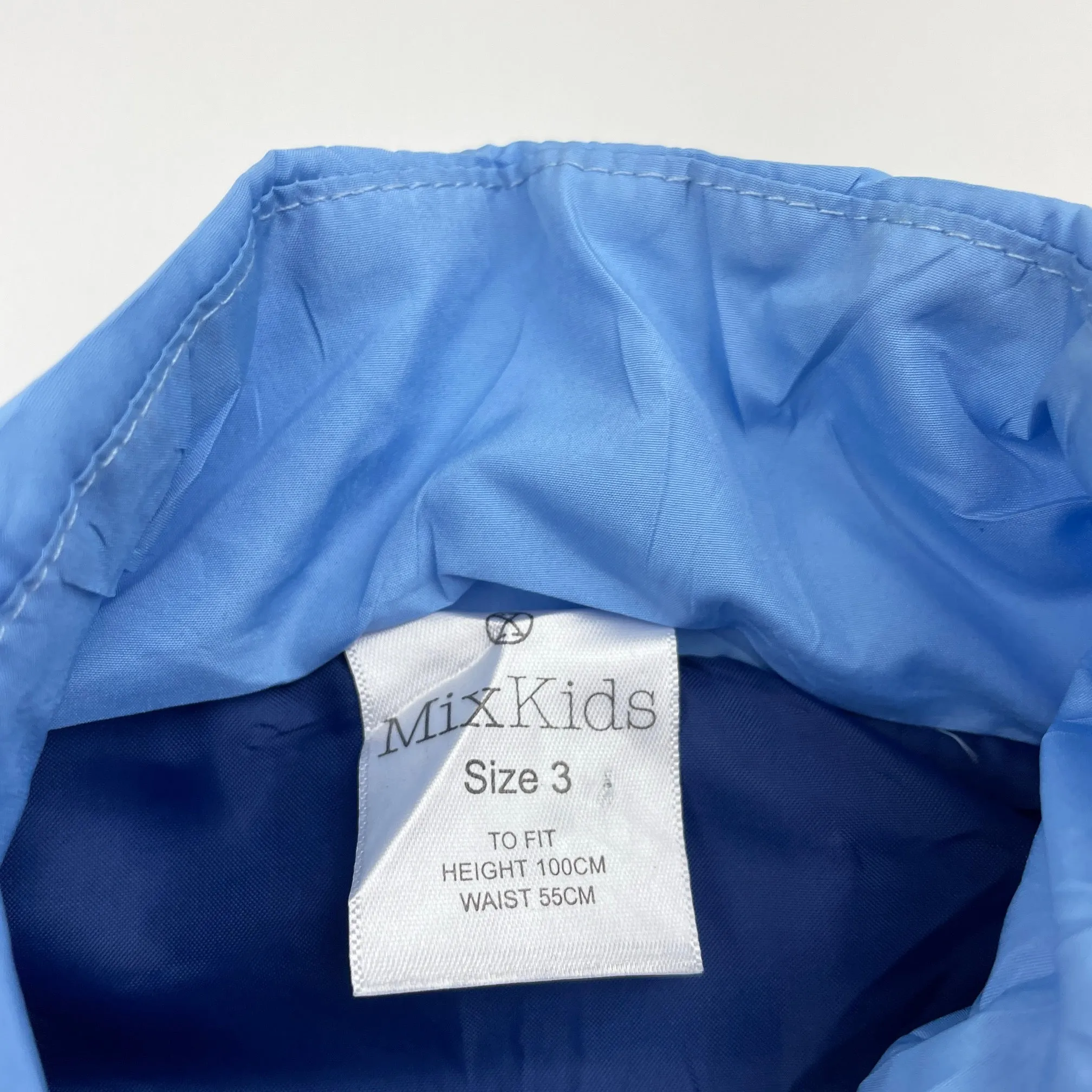 Mix Kids blue puffer vest / sleeveless jacket, size 3, Pre-loved