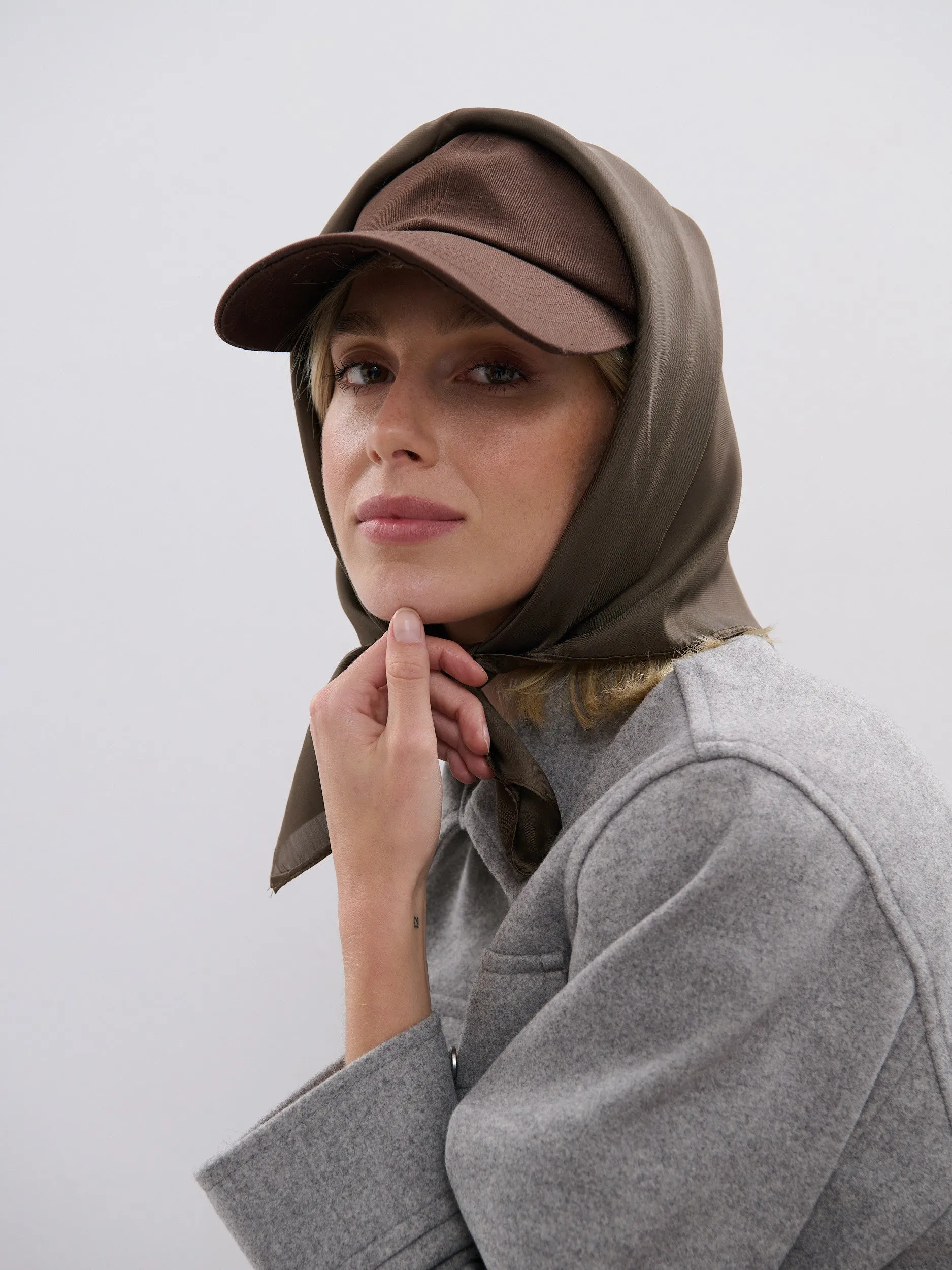 Mocha Plain Bandana