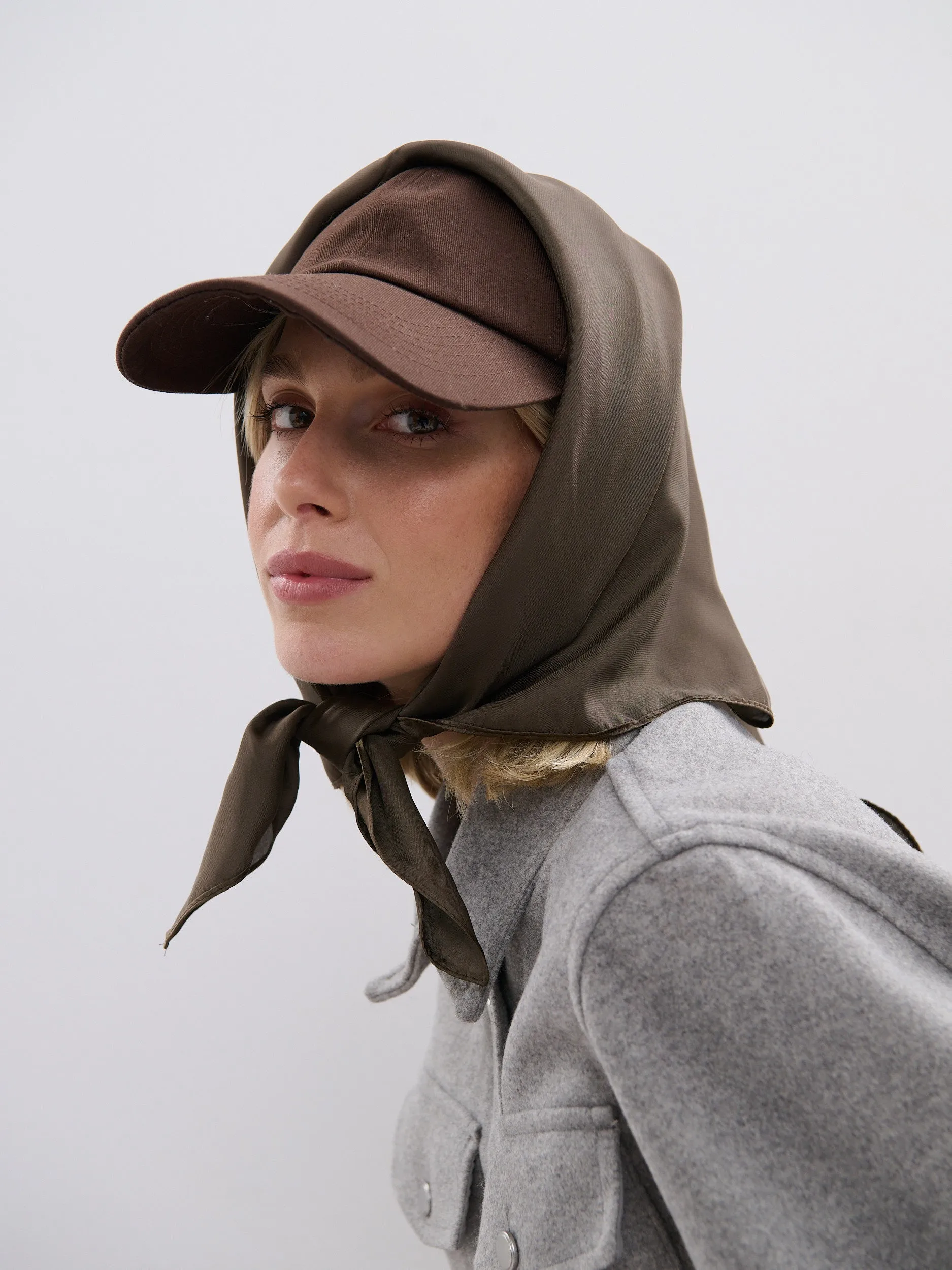Mocha Plain Bandana