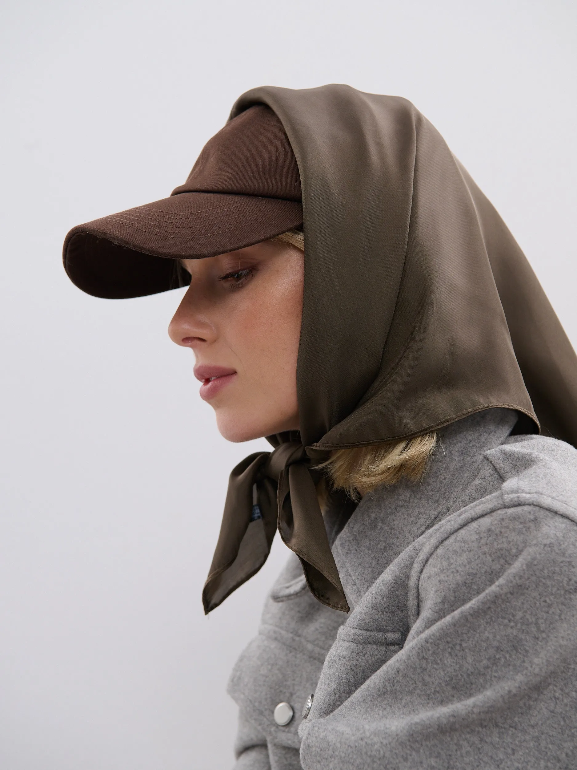 Mocha Plain Bandana