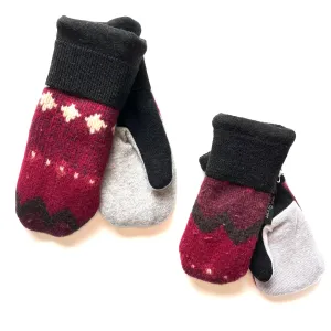 Mommy & Me Mittens - Black & Pink - 621