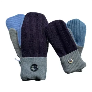 Mommy & Me Mittens - Purple & Blue - 632