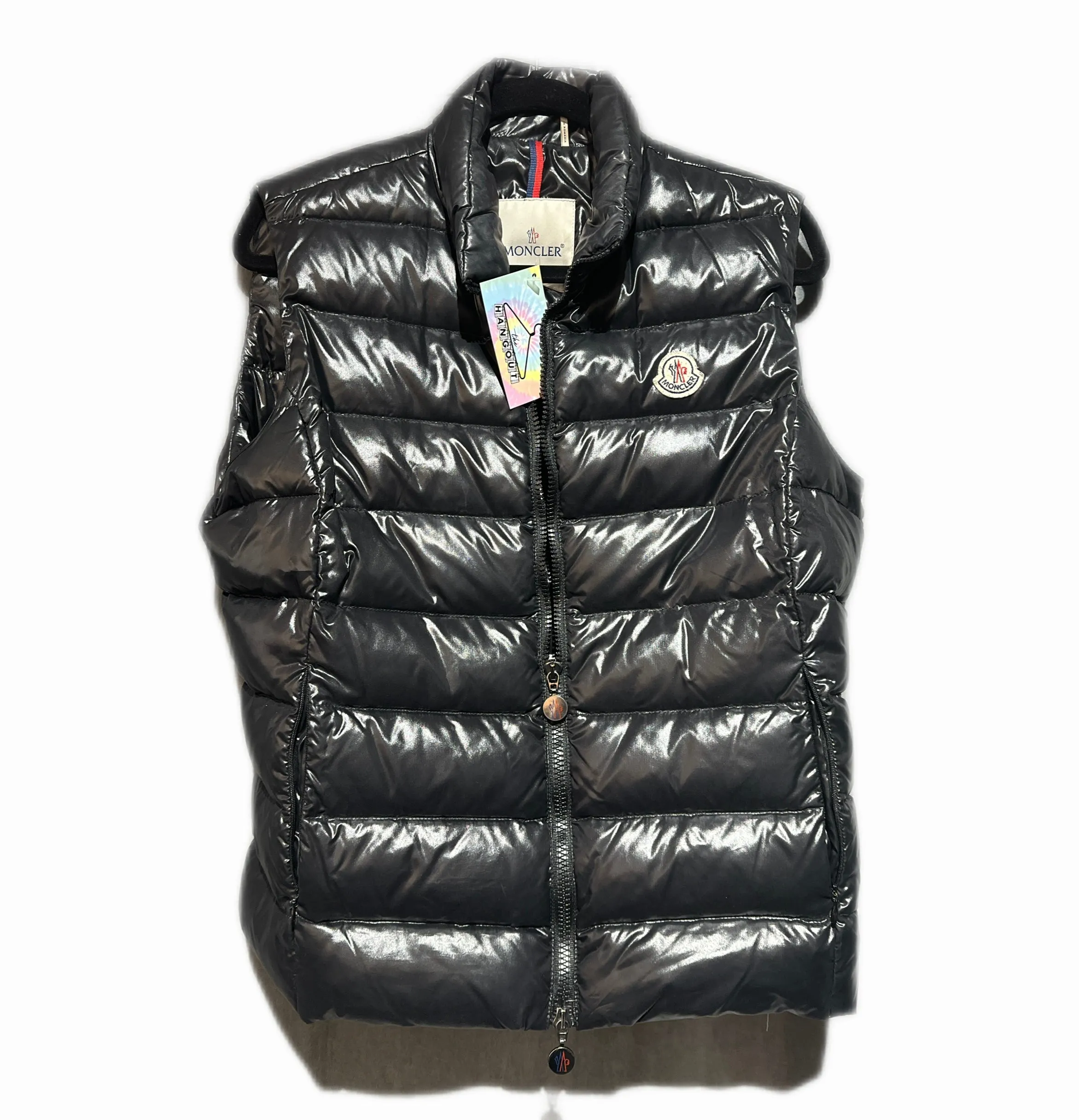 Moncler Black Puffer Vest