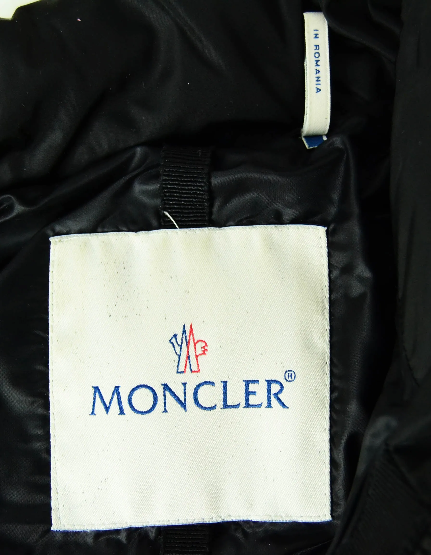 Moncler Black Serica Down Puffer Jacket sz 2/M