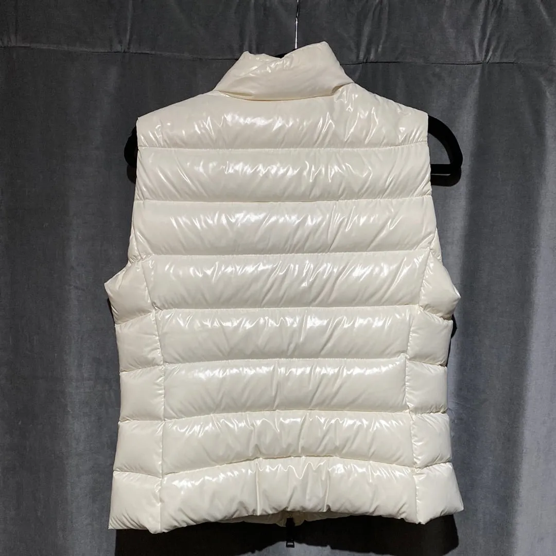 Moncler Ivory Puffer Vest