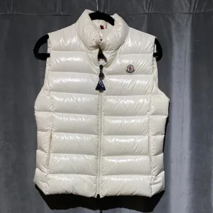 Moncler Ivory Puffer Vest