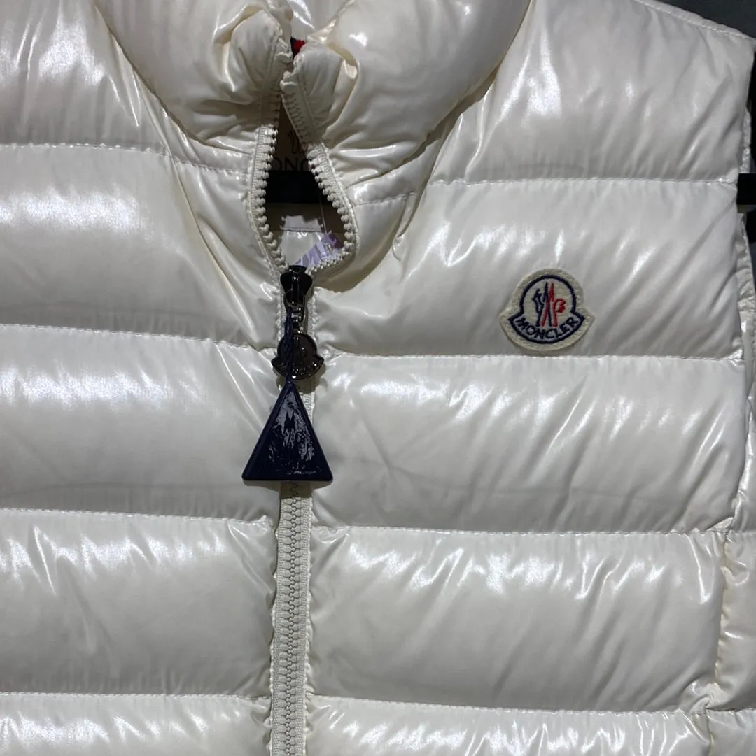 Moncler Ivory Puffer Vest
