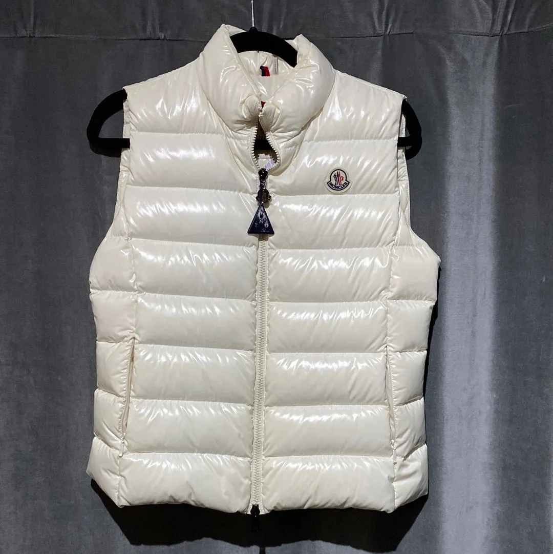 Moncler Ivory Puffer Vest